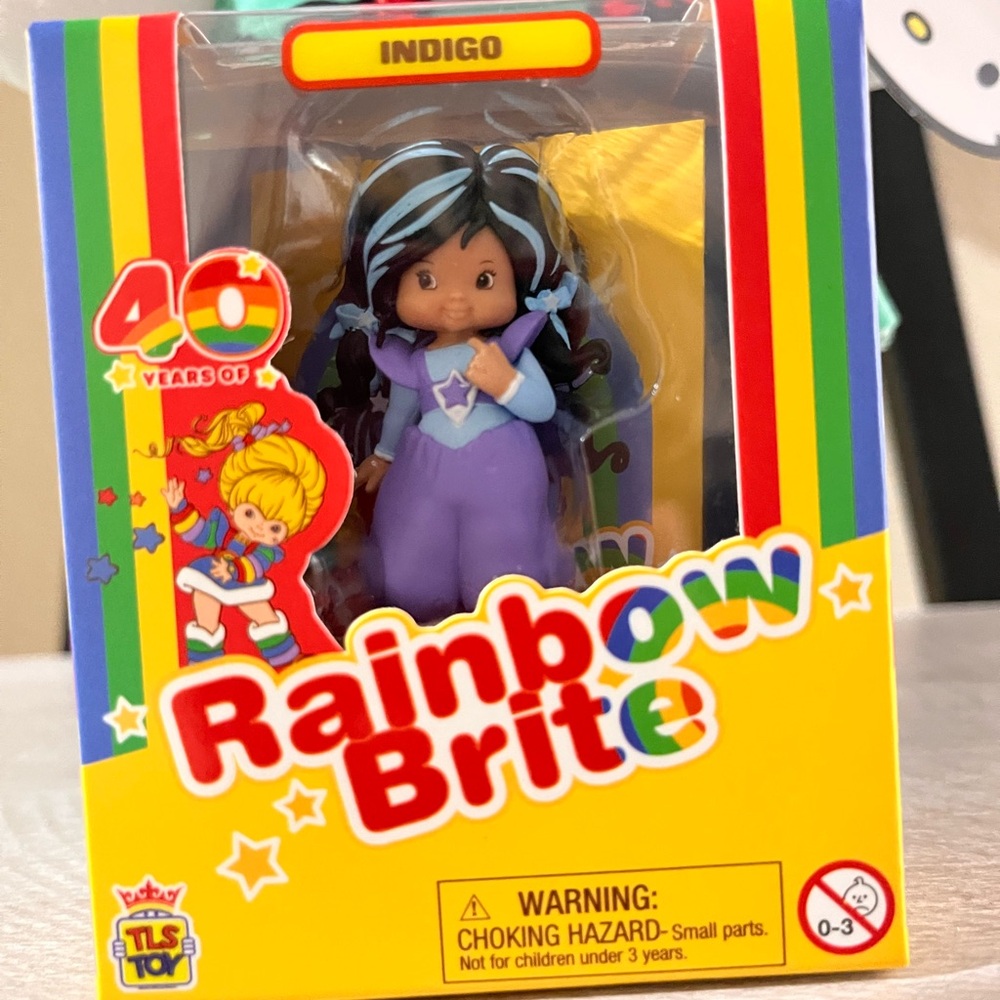 Rainbow Brite Indigo Mini Collectible Doll Series 2 40th Anniversary New Release
